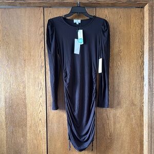 Elegant Black Long Sleeve Dress